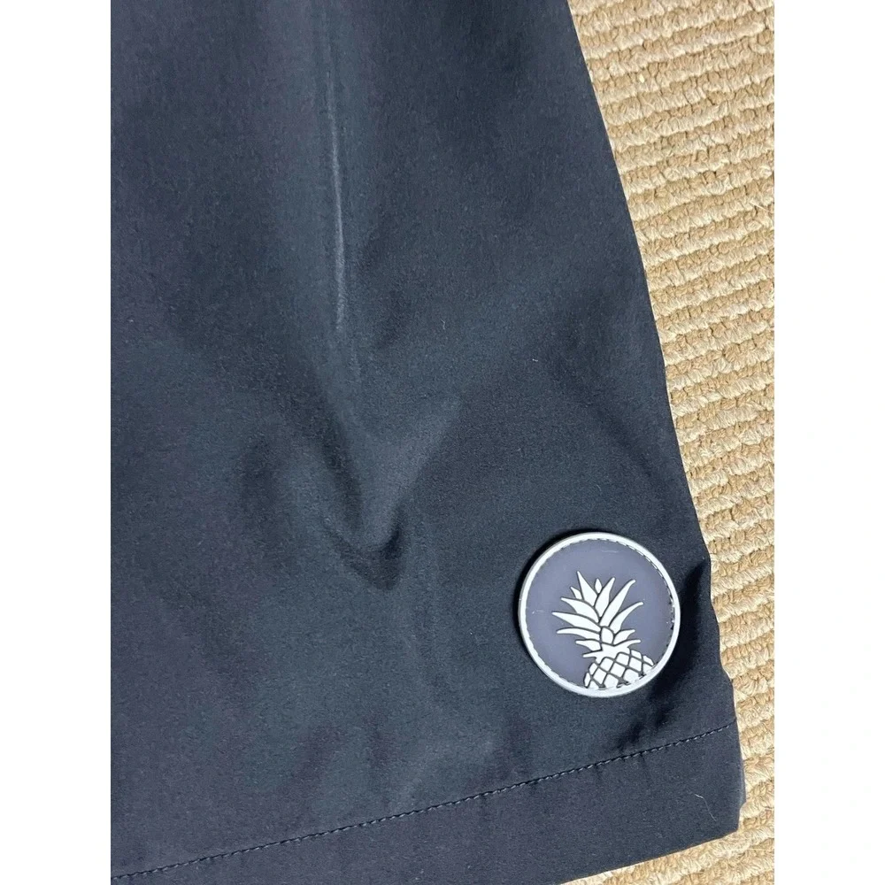 Chubbies Black Swim Trunks Board Shorts 5.5